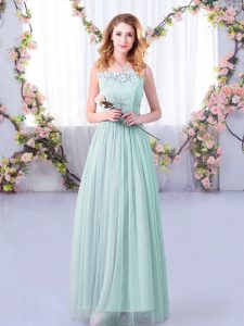 Cheap Sleeveless Lace and Belt Side Zipper Court Dresses for Sweet 16