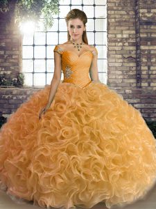Inexpensive Sleeveless Lace Up Floor Length Beading Quinceanera Dresses