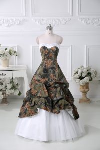 Pick Ups Prom Gown Multi-color Lace Up Sleeveless Court Train