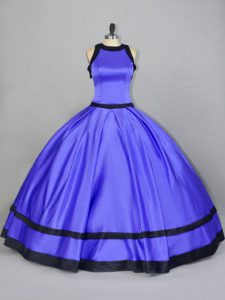 Pretty Floor Length Zipper Quinceanera Dresses Purple for Sweet 16 and Quinceanera with Ruching