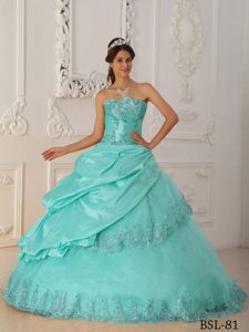 Provocative Baby Blue A-line Sweetheart Quinceanera Dresses in and Tulle