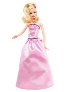 Beading Pink Princess Party Clothes Barbie Doll Dress