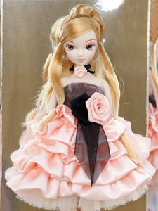 Elegant Party with Pink Taffeta Made to Fit the Barbie Doll