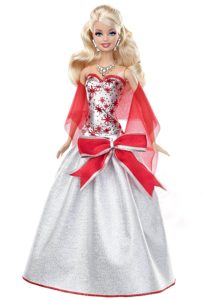 Elegant Grey Party Dress with Special Made to Fit the Barbie Doll