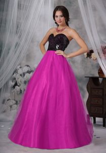 Beautiful A-line Sweetheart Long Cocktail Party Dress with Sequins