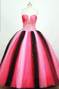 Brand New Ball Gown Strapless Best Dresses for Quince with Beading