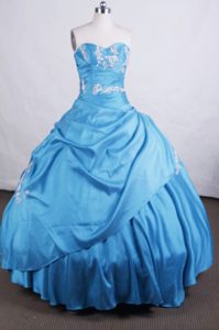 Elegant Sweetheart Dresses for Quince with Appliques and Beading for Cheap