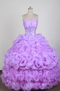 Exquisite Sweetheart Quinceanera Dress with Ruffled Layers for Custom Made