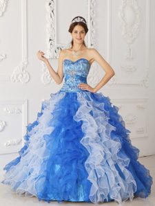 Fashionable Multi-color A-line Lace-up Summer Dress for Quinceanera