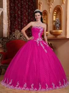 Top Coral Red Ball Gown Strapless Quinceaneras Dresses to Long