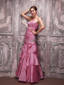 Rose Pink Sweetheart Perfect formal Prom Gown Dresses in