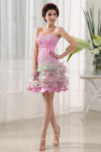 Sweetheart Zipper-up Multi-color New Homecoming Dresses for High School