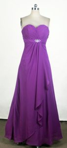 Elegant Knee-length High-low Sweetheart Prom Dress with Beading and Ruching