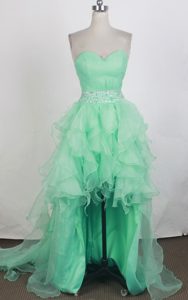 Elegant A-line Sweetheart Knee-length High-low Prom Dress for Women on Sale