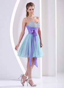 Multi-color Beaded Knee-length 2013 Magnificent Military Dresses for Party