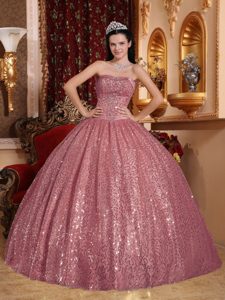 Luxury and Grace Sweetheart Dresses for Quinceaneras with Beading in Rust Red