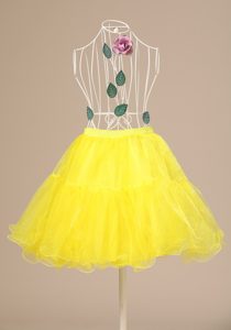 Yellow Hot Selling Mini-length Petticoat
