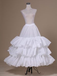 White Tulle Ball Gown Floor-length Petticoat