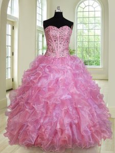 Traditional Floor Length Ball Gowns Sleeveless Multi-color 15 Quinceanera Dress Lace Up
