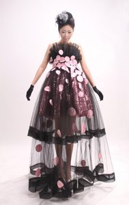 Exquisite Tulle and Sequins Decorated Evening Dress Patterns in Floor Length