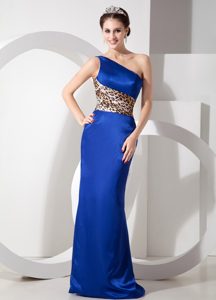 Exclusive Blue One Shoulder Dresses for Prom in and Leopard Best Seller