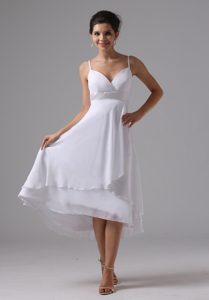 Pretty Princess Straps Simple Dress for Wedding to Ankle-length
