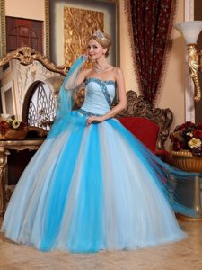 Multi-color Ball Gown Sweetheart Formal Dresses for Quince with Beading