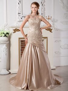 The Most Popular Mermaid Sweetheart Court Train Appliqued Wedding Dresses