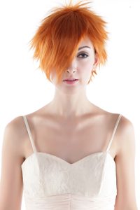 Super Hot Orange Short High Quality Synthetic Hair Wig
